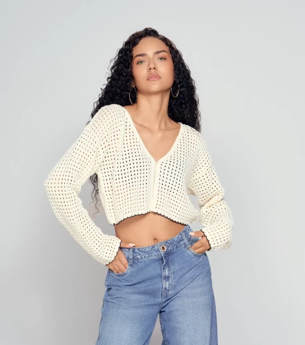 Cardigan Tejido Para Mujer Angela DerekBH