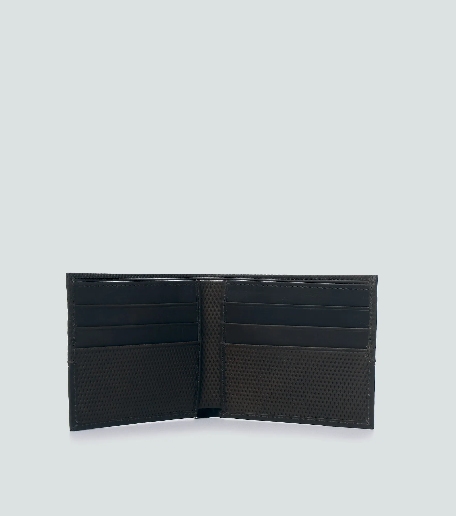 Javier Billetera Combinada Con Textura Unicolor Unser 833825 CF