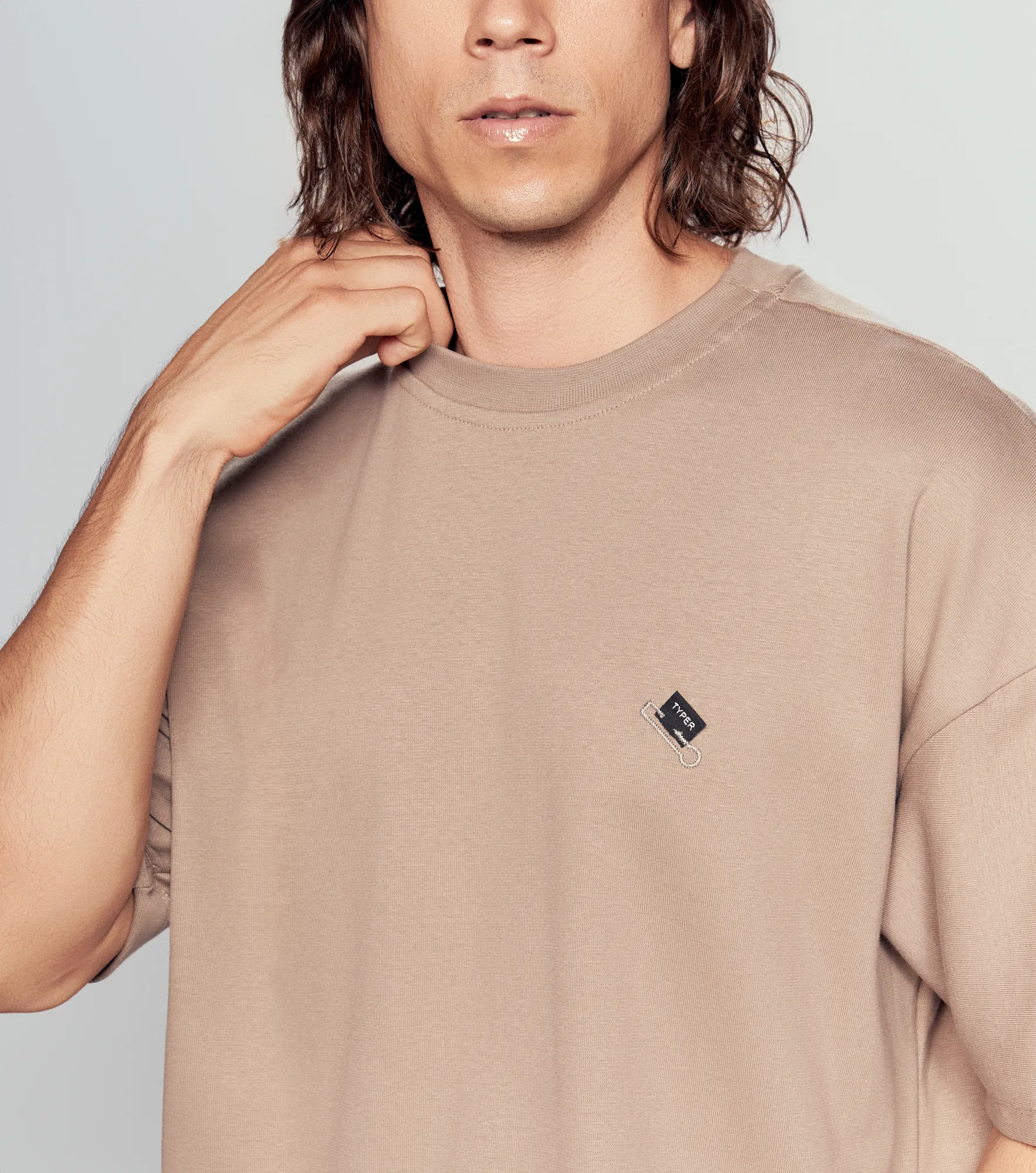 Antonio T Shirt Oversized Bordada Typer 836526 