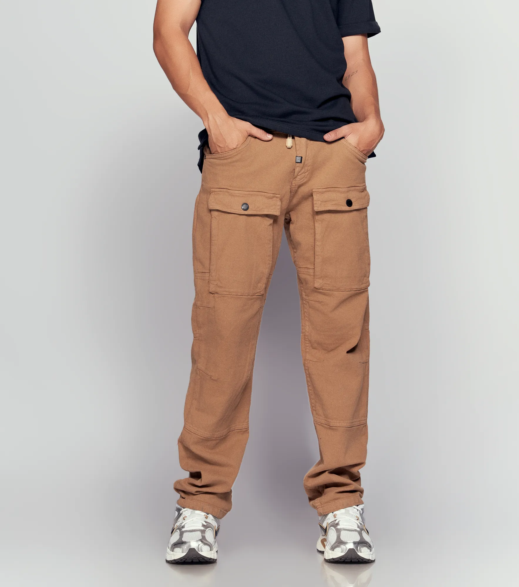 Alaric Pantalon Relax Cargo Masculino GroggyCM