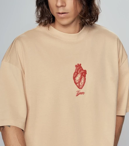 Yahir T Shirt Oversize Estampada TyperKQ