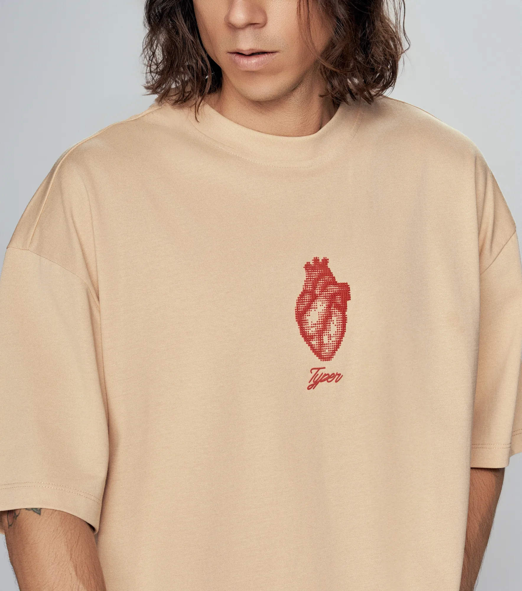 Yahir T Shirt Oversize Estampada Typer 836395 