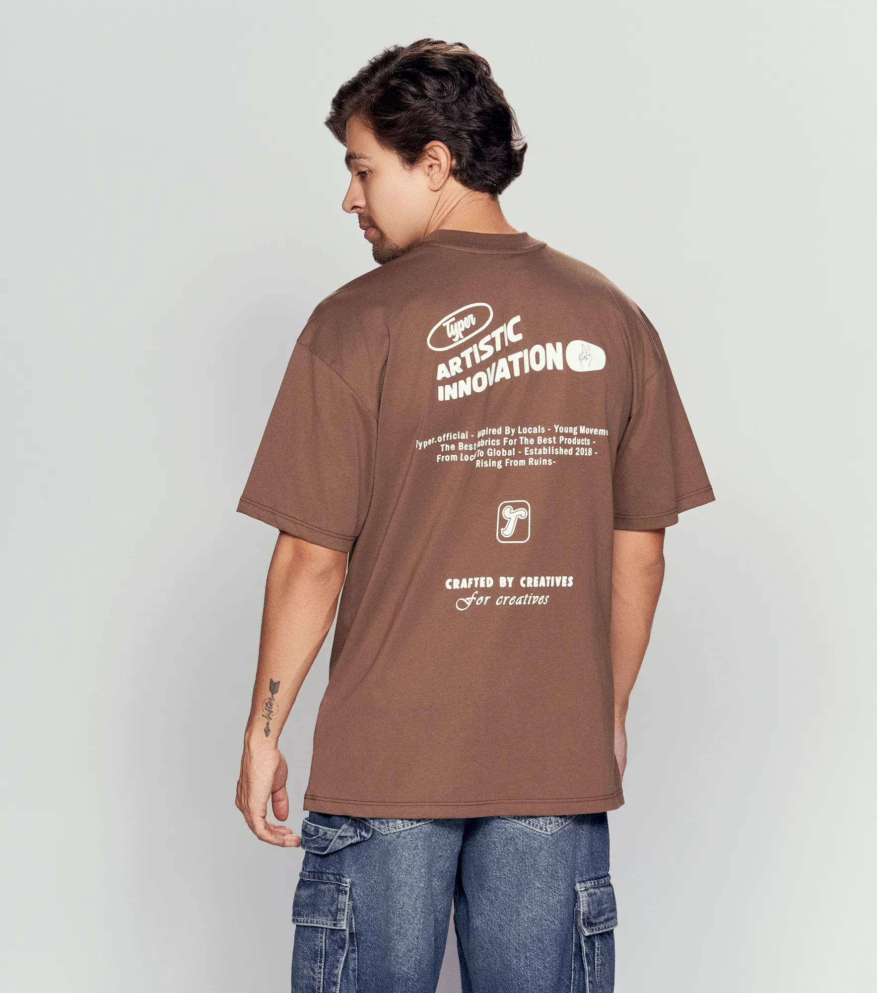 Franco T Shirt Comfort Estampada TyperCH