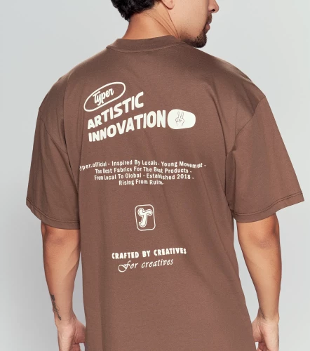 Franco T Shirt Comfort Estampada TyperCH