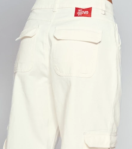 Stephania Pantalon Cargo Wideleg TyperCR
