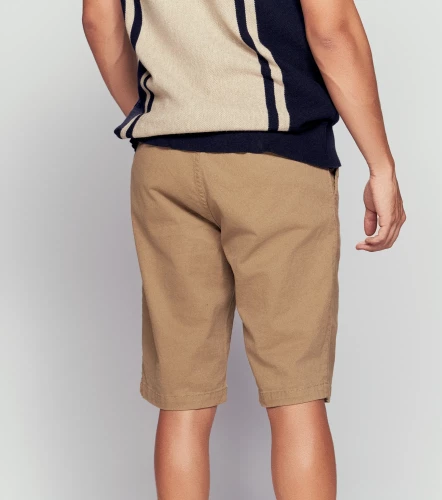 Bermuda Para Hombre Unicolor En DrilKO