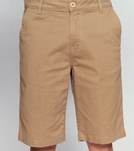 Bermuda Para Hombre Unicolor En DrilKO