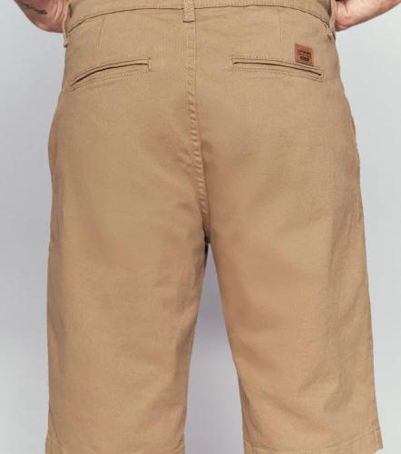 Bermuda Para Hombre Unicolor En DrilKO