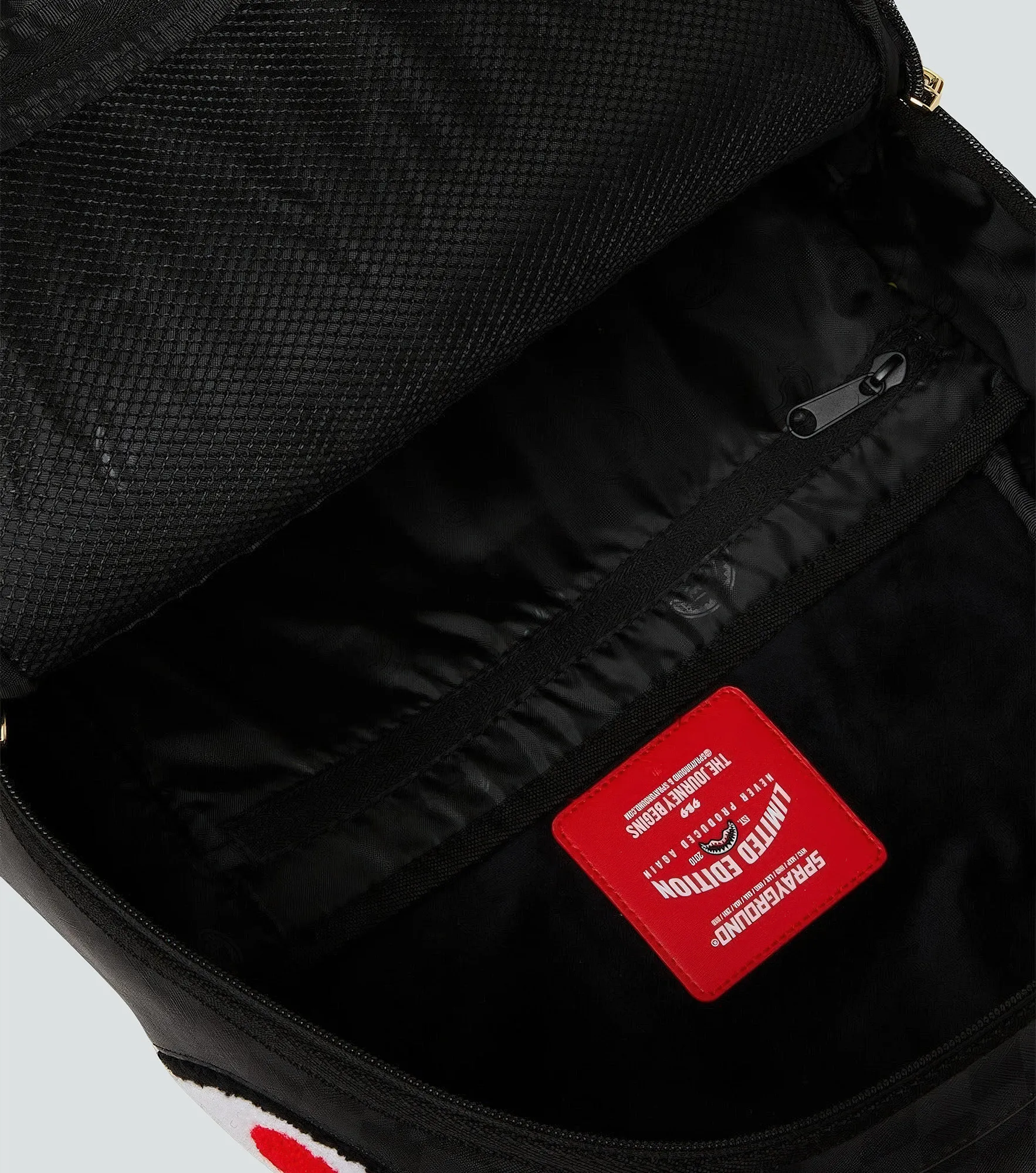 Morral Sprayground Dlxsv Black Chenille Sip 131820 NG