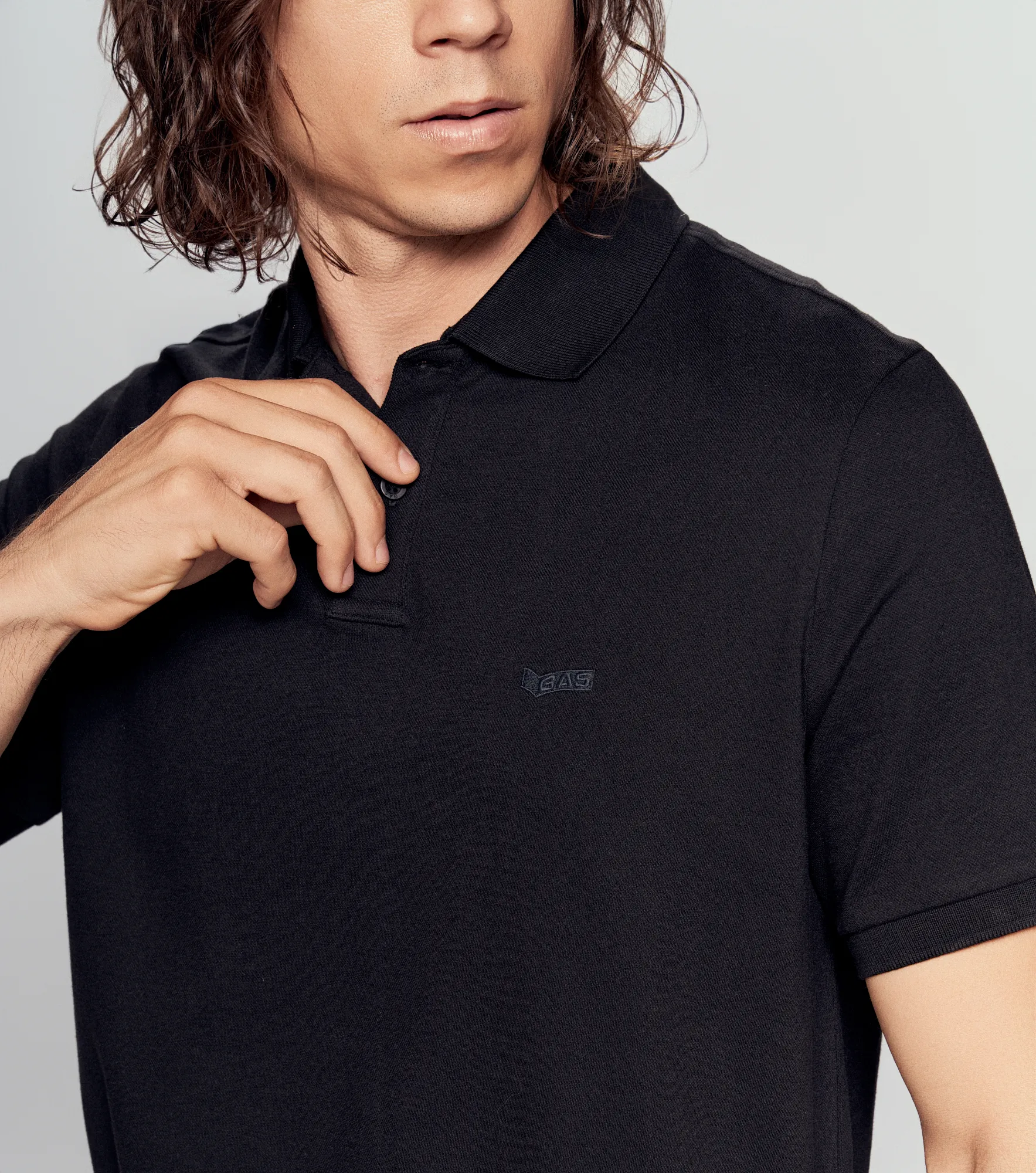 Zamir Polo Slim Manga Corta Gas 832988 NG