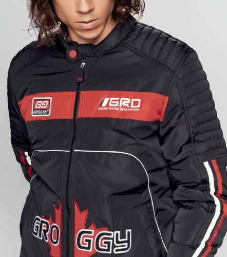 Chad Chaqueta Tipo Biker Masculina GroggyNG