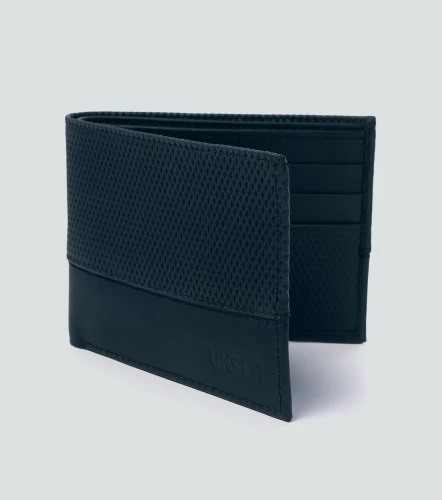 Javier Billetera Combinada Con Textura Unicolor UnserNG