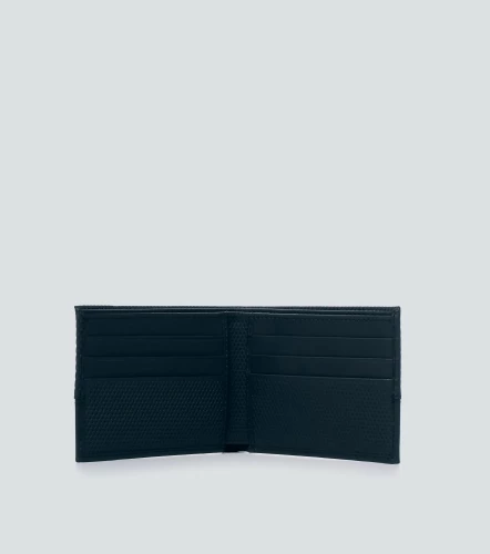 Javier Billetera Combinada Con Textura Unicolor UnserNG