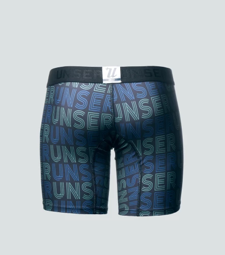 Luis Boxer Microfibra Con Estampado De Texto UnserNG