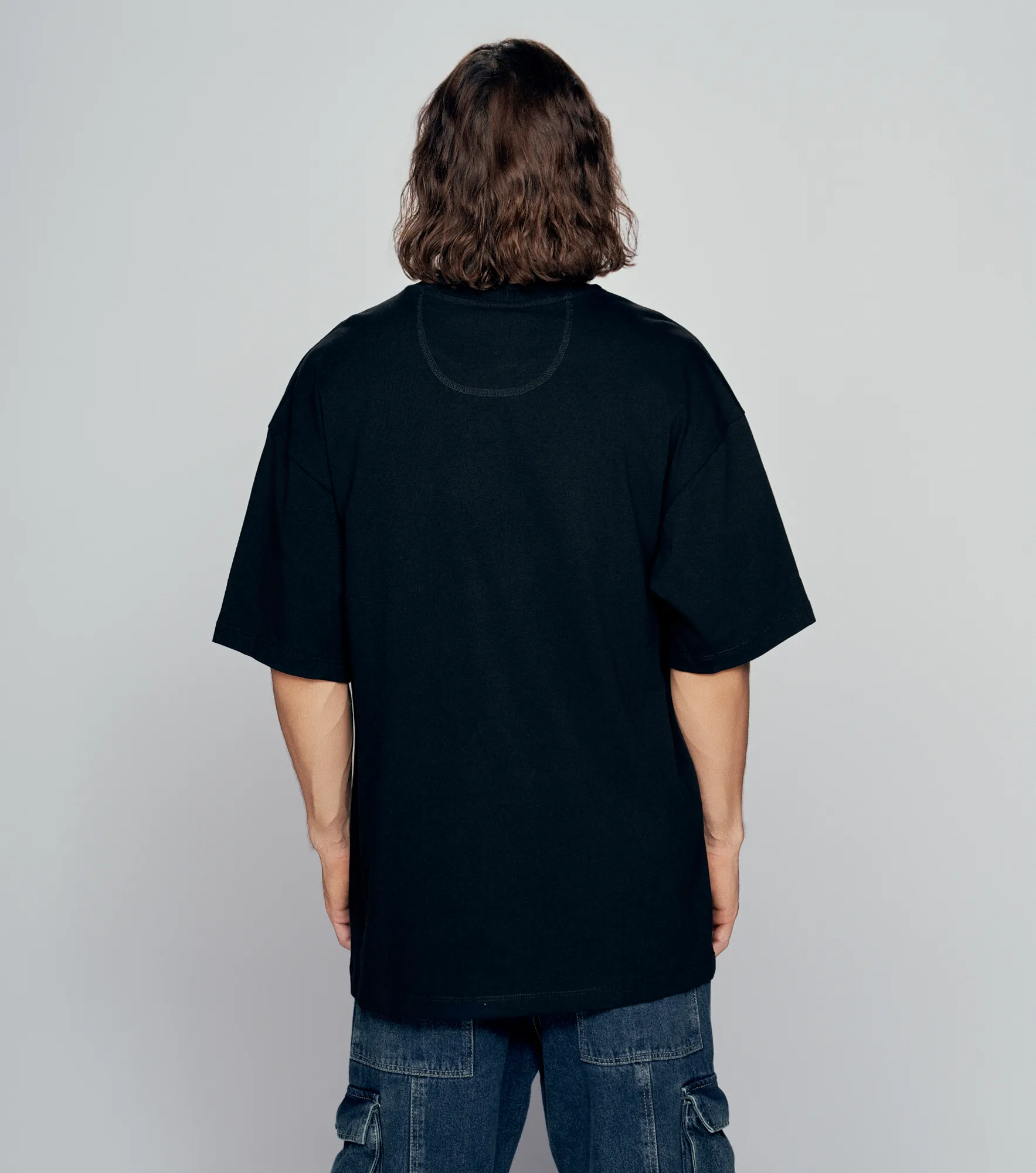 Yahir T Shirt Oversize Estampada TyperNG