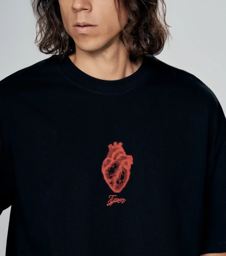 Yahir T Shirt Oversize Estampada TyperNG