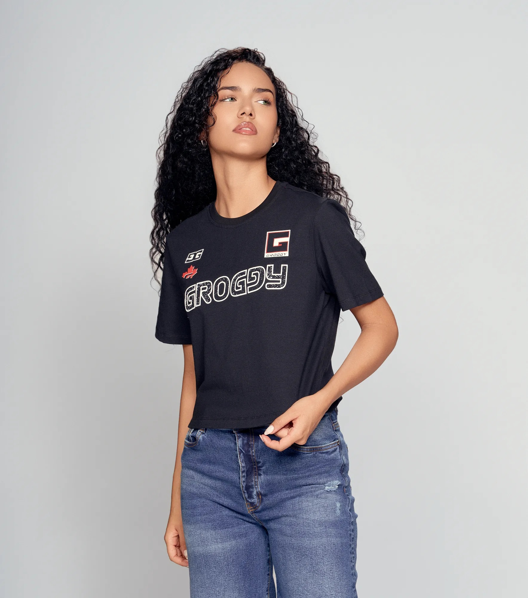 Lexy T Shirt Boxy Fit Femenina GroggyNG