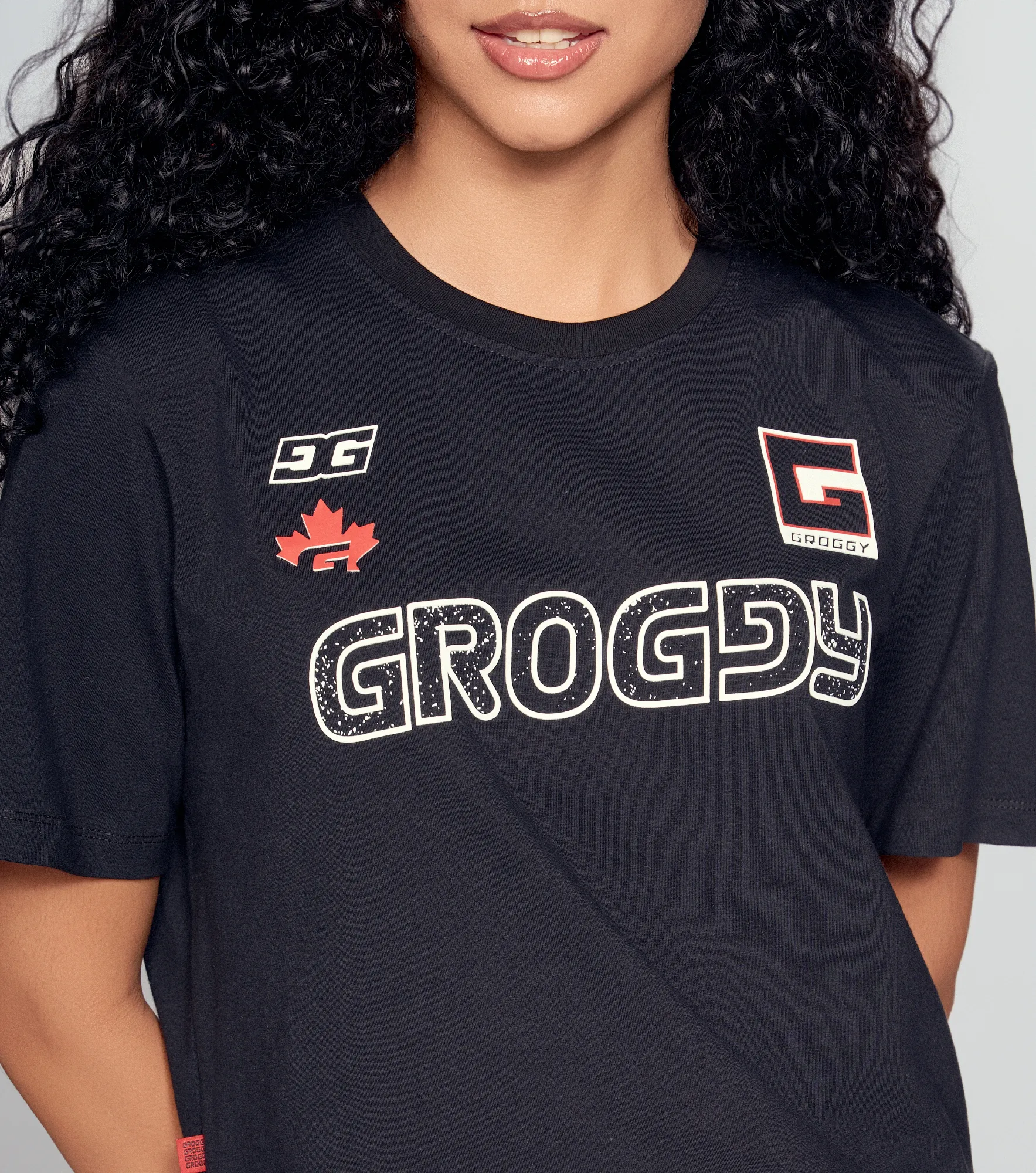 Lexy T Shirt Boxy Fit Femenina Groggy 837193 NG