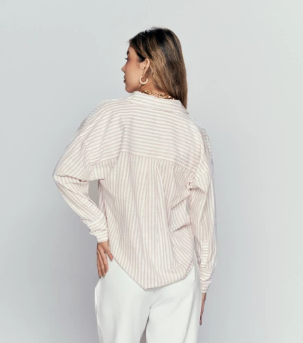 Blusa Para Mujer Camisera A Rayas DerekNU