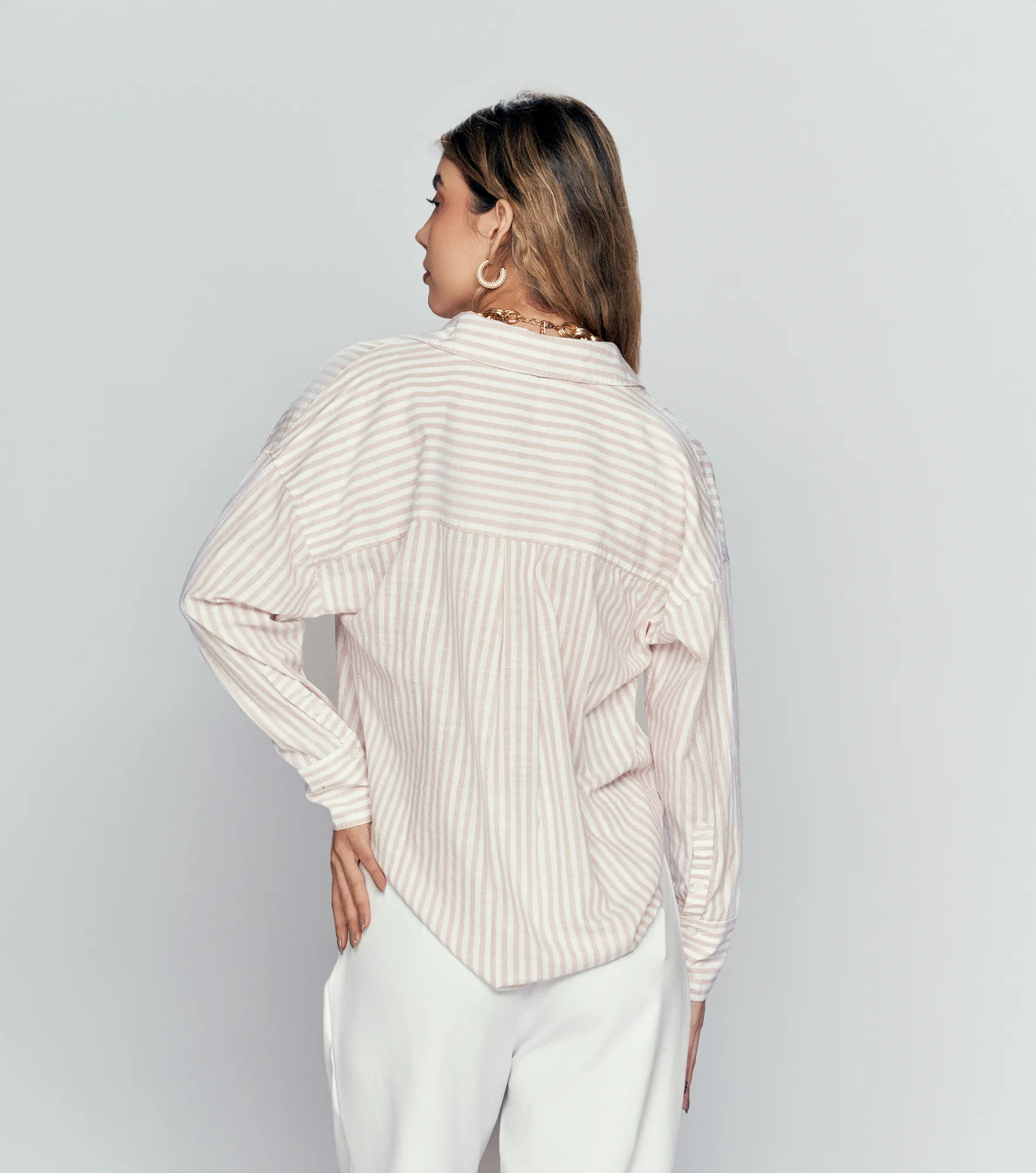 Blusa Para Mujer Camisera A Rayas Derek 835299 AZ