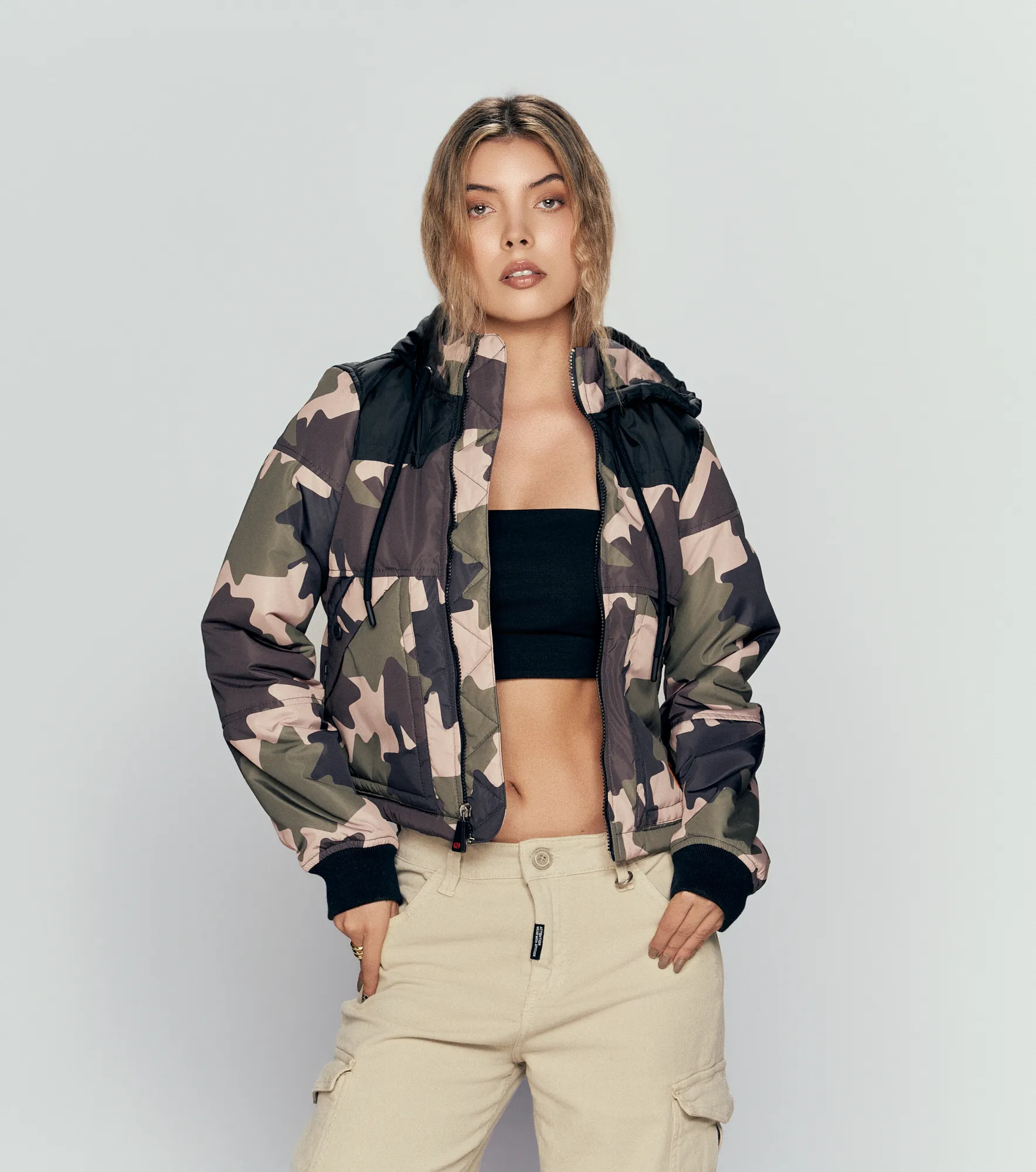 Branna Chaqueta Acolchada Femenina GroggyCU