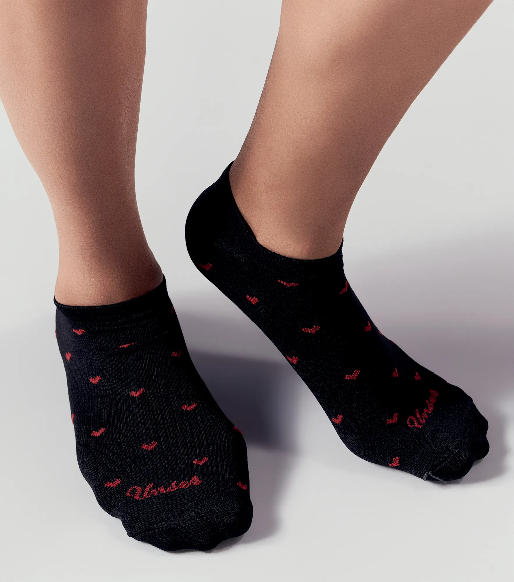 Lucia Media Bipack Inivisible Unicolor Con Corazones Unser 836191 CU