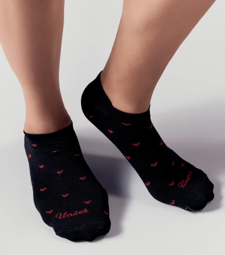 Lucia Media Bipack Inivisible Unicolor Con Corazones UnserCU