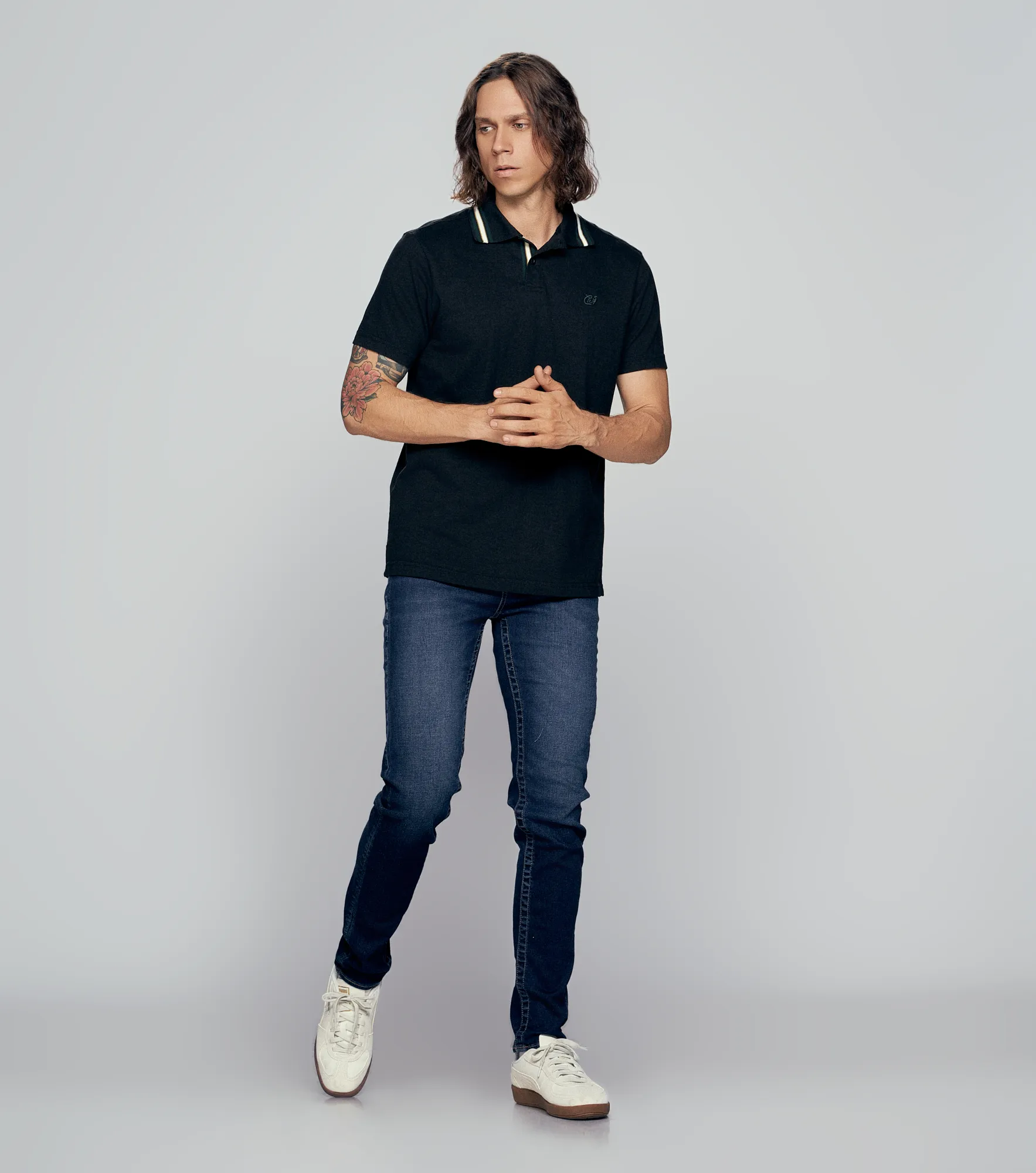 Polo Chevignon Neck With Stripes 131598 NG
