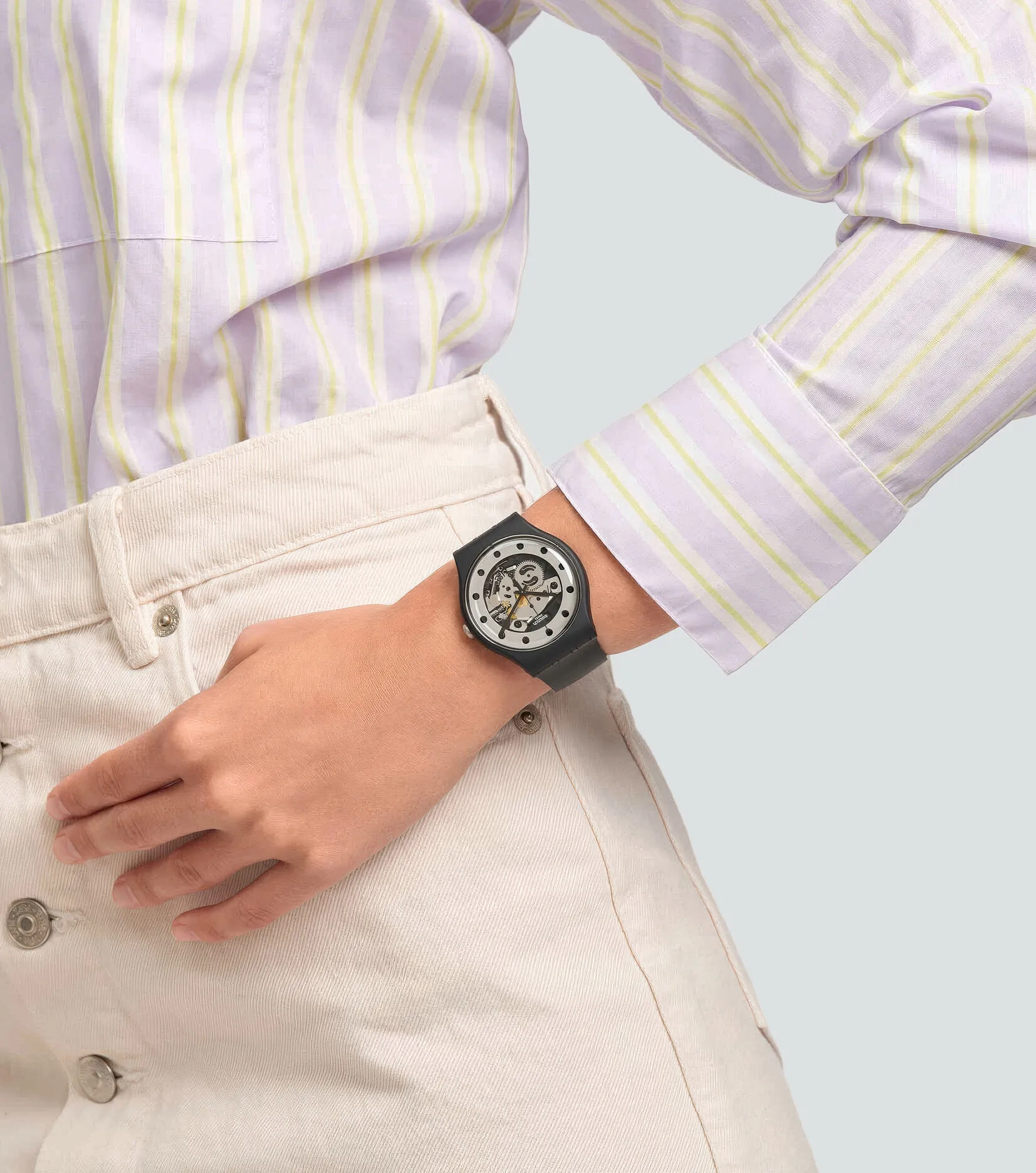 Reloj Swatch Silver Glam 131702 NG