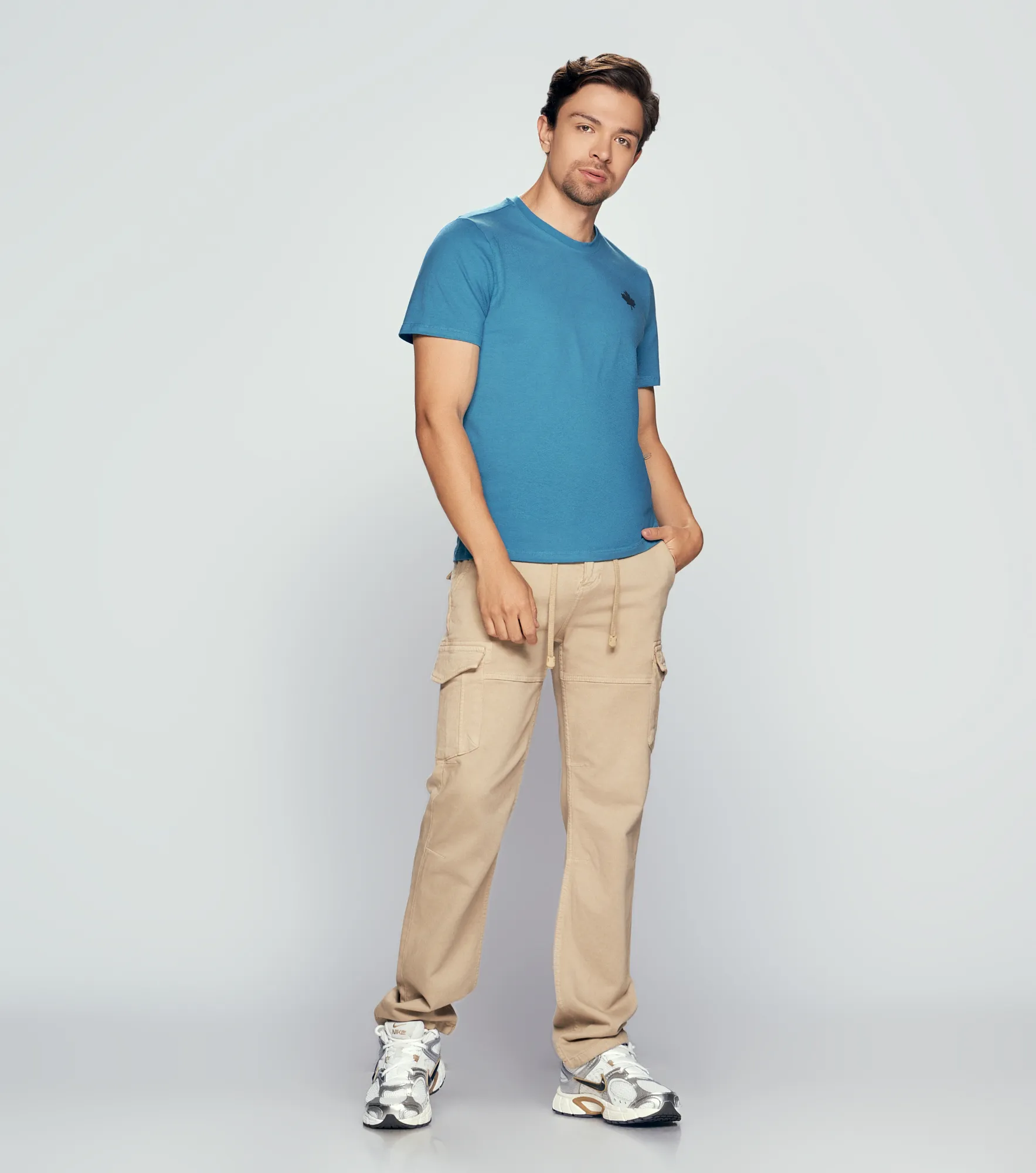 Holland T Shirt Slim Fit Basica Masculina Groggy 828647 AD