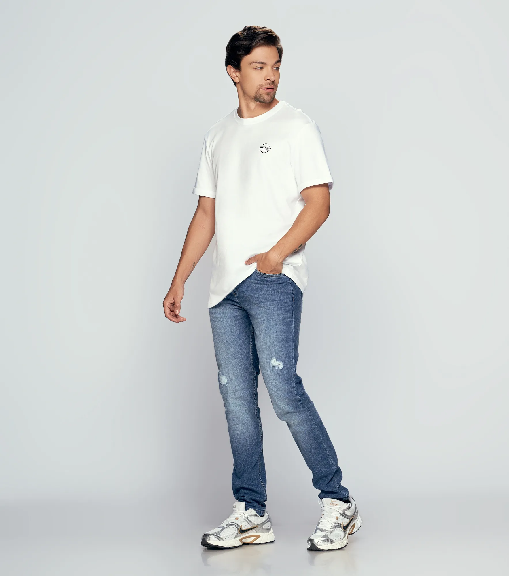 Damien Jean Skinny Masculino Gas 831989 AZ
