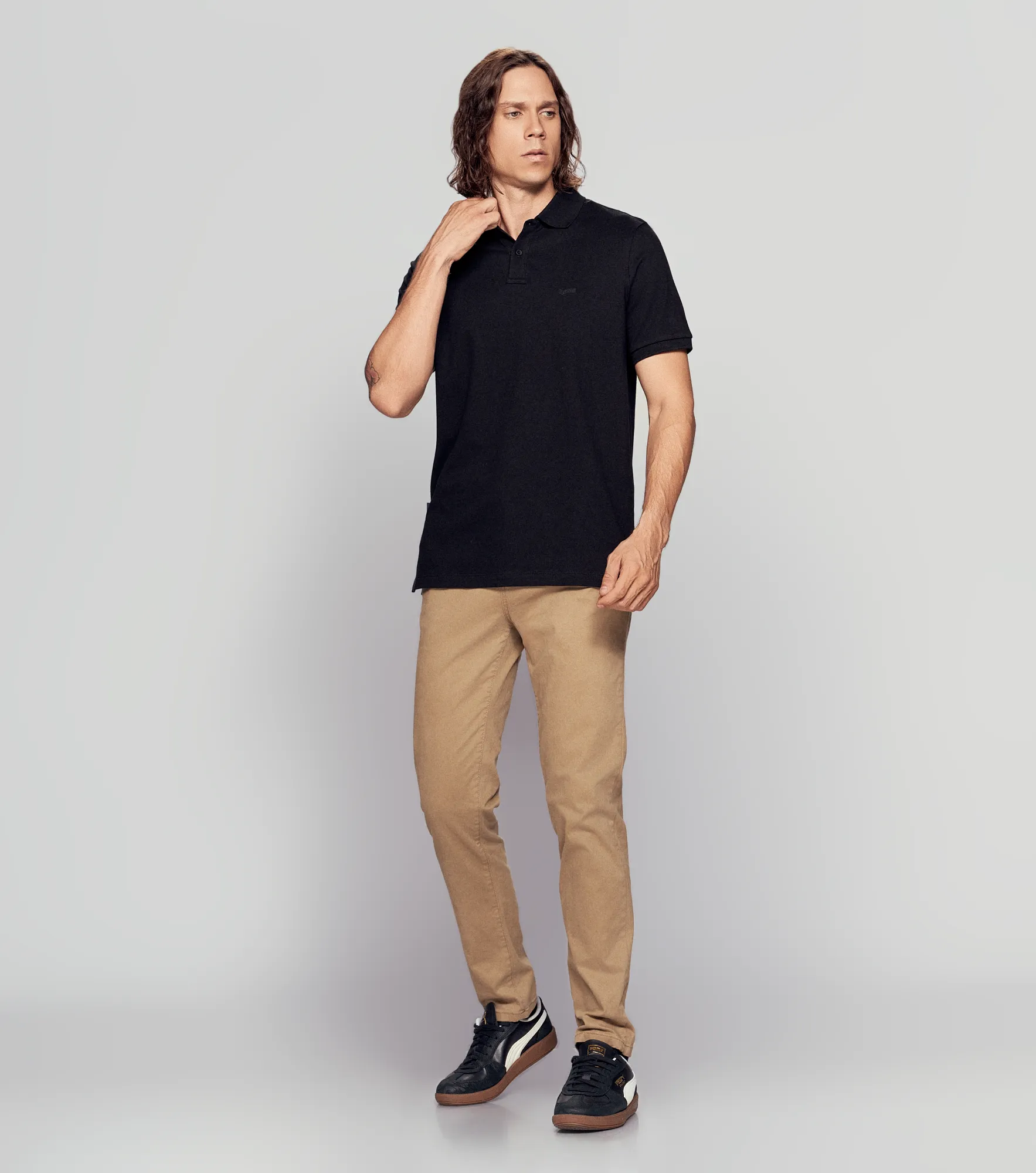 Zamir Polo Slim Manga Corta Gas 832988 NG