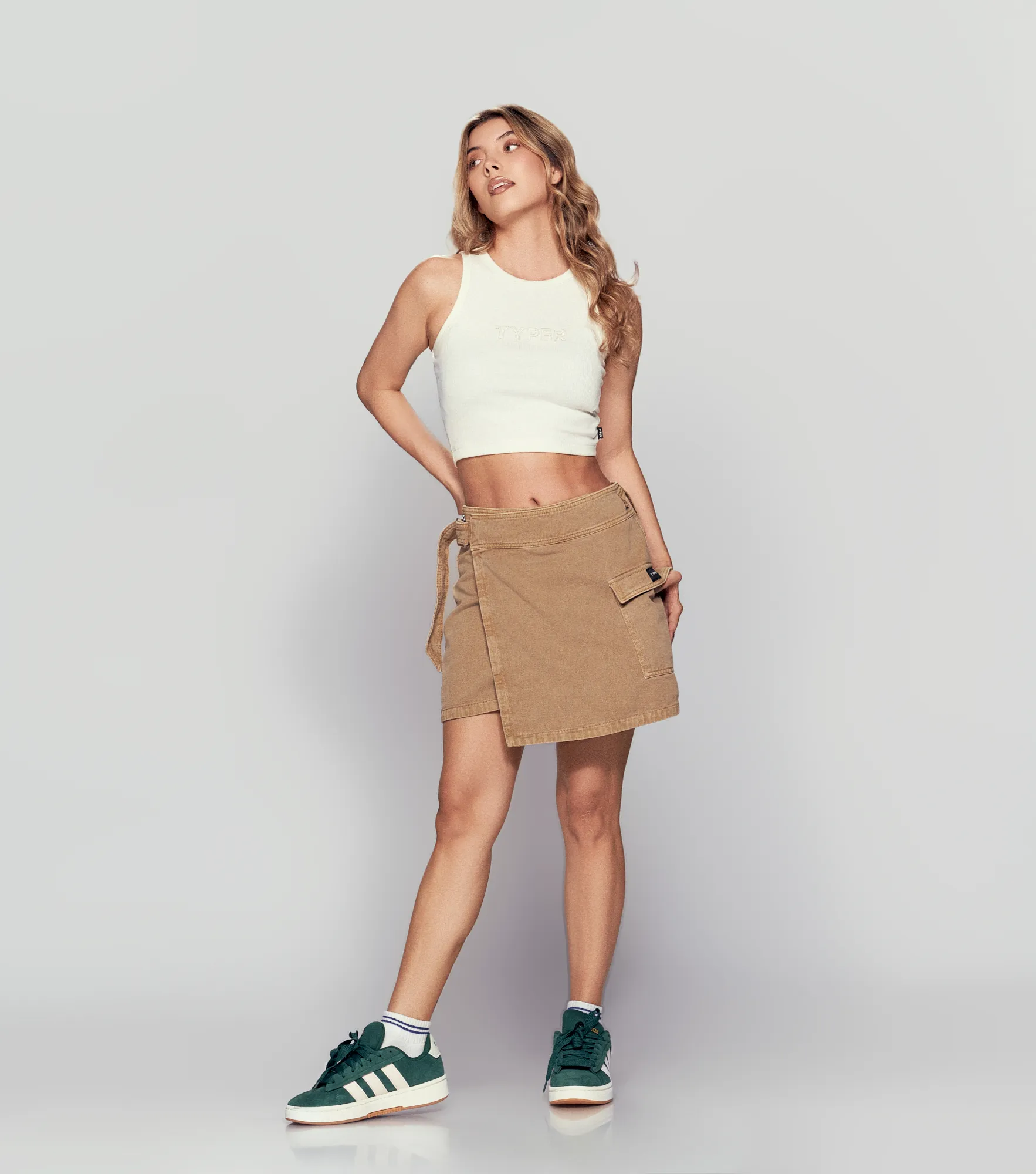 Tini Blusa Basica Bordada Slim Fit Typer 833671 BH