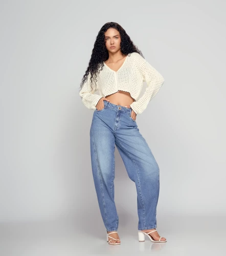 Barcelona Tiana Jean Barrel Con Proceso DerekAZ