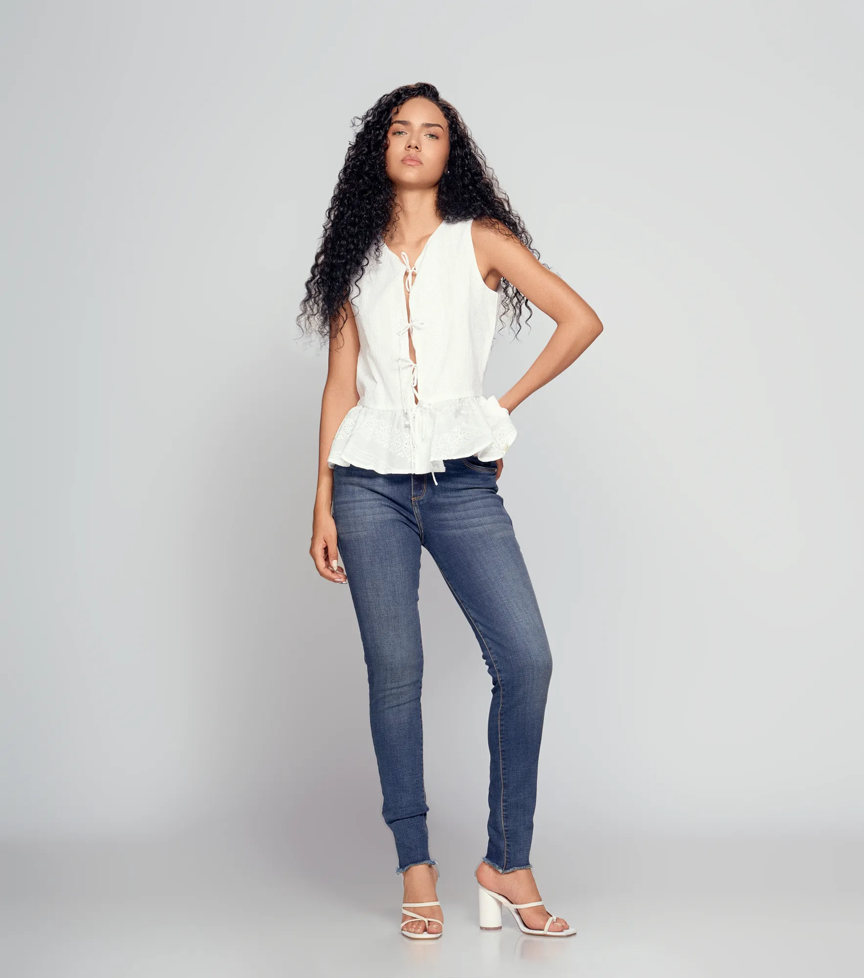 Jean Skinny Pull Up Con Proceso Derek 834770 AZ