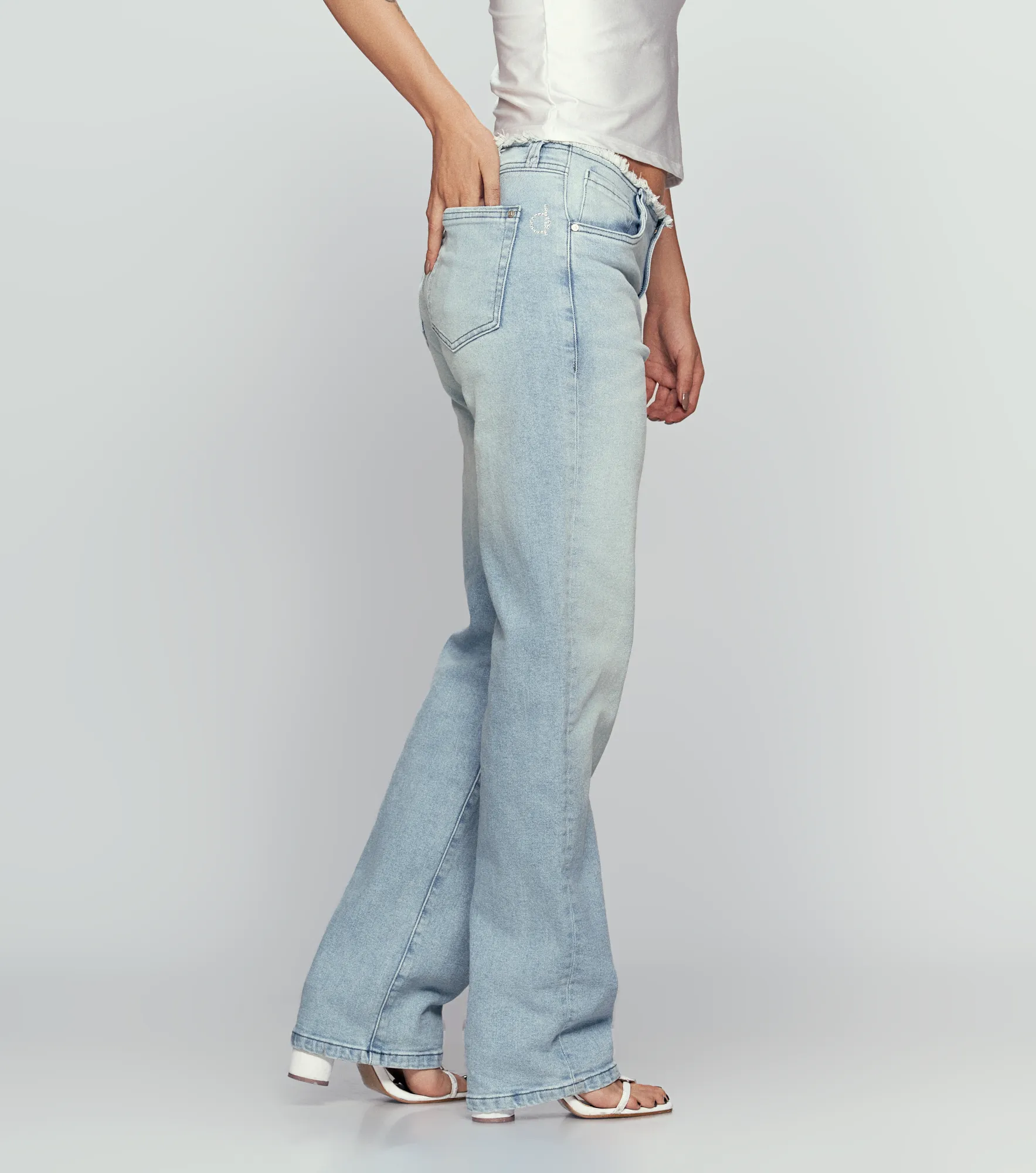 Jean Para Mujer Sin Pretina Con Proceso Derek 834774 AZ