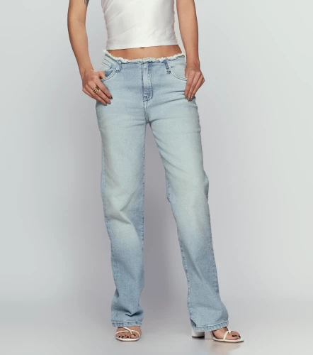 Jean Para Mujer Sin Pretina Con Proceso DerekAZ