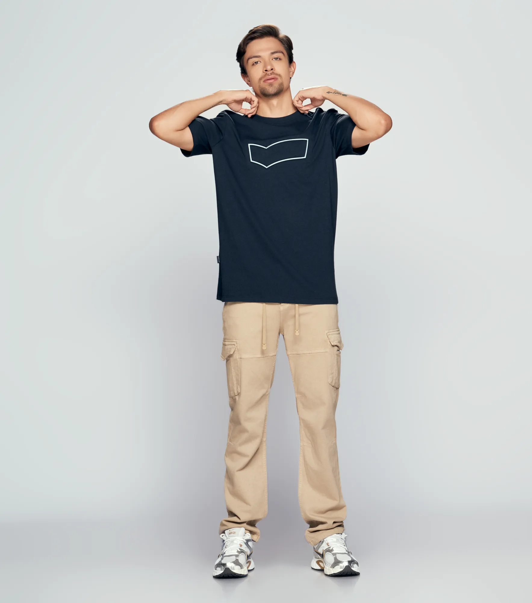 Charlie Camiseta Relaxed Masculina Gas 835226 AO