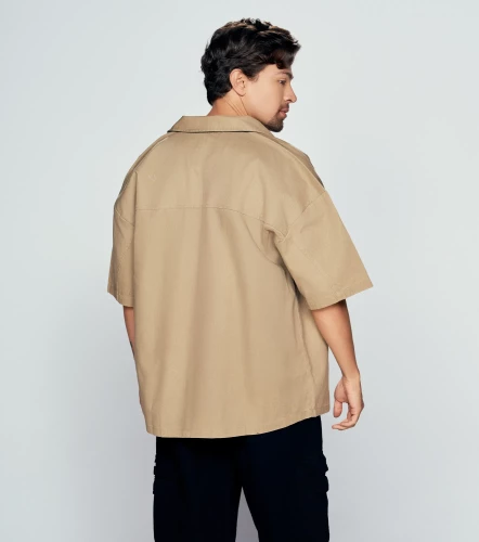 Paolo Camisa Boxy Bordada TyperKQ