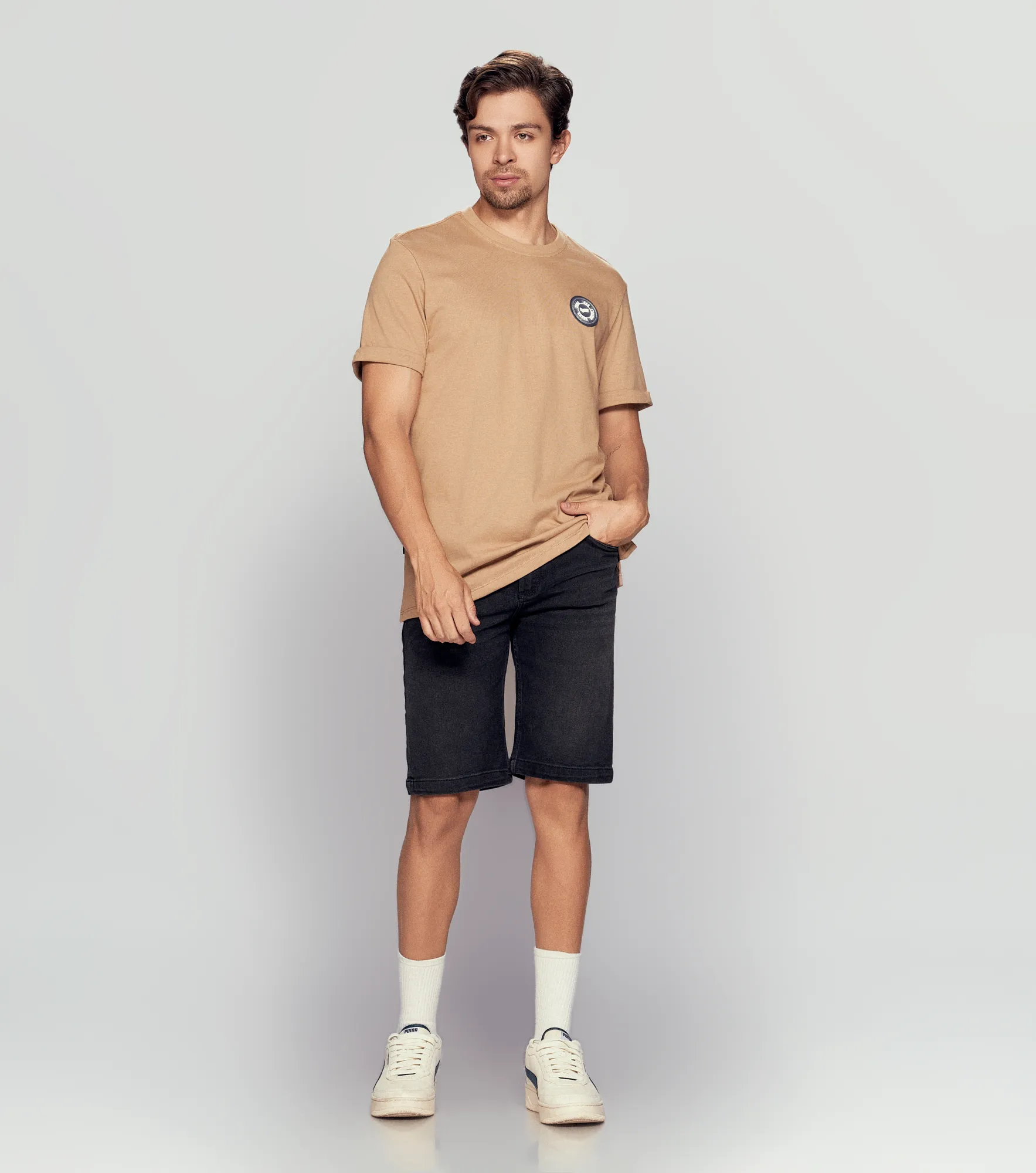 Dalton Bermuda Slim Masculina Groggy 835572 NG