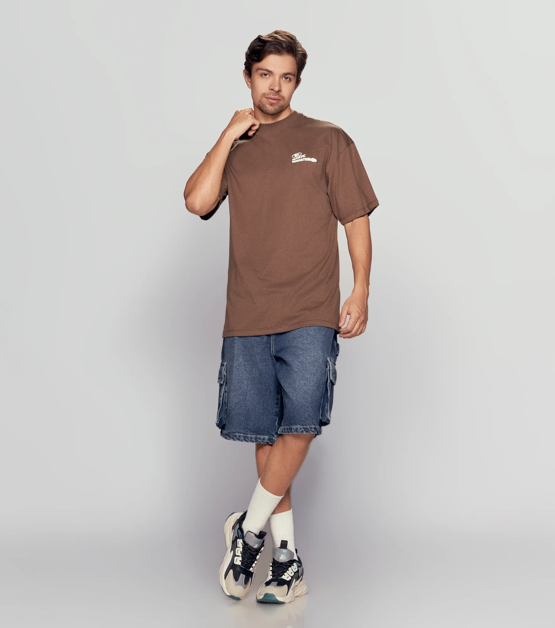 Franco T Shirt Comfort Estampada Typer 835666 CH