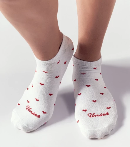 Lucia Media Bipack Inivisible Unicolor Con Corazones UnserCU