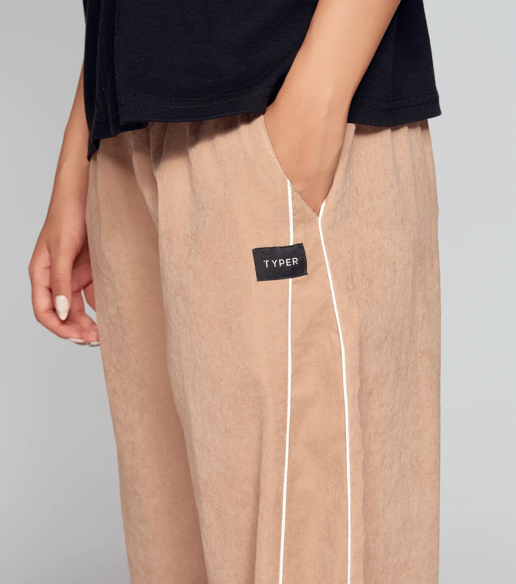 Tamara Pantalon Parachute Con Sesgos Typer 836235 AZ