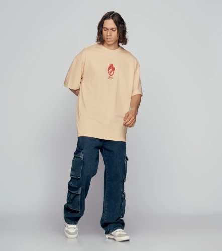 Yahir T Shirt Oversize Estampada TyperKQ