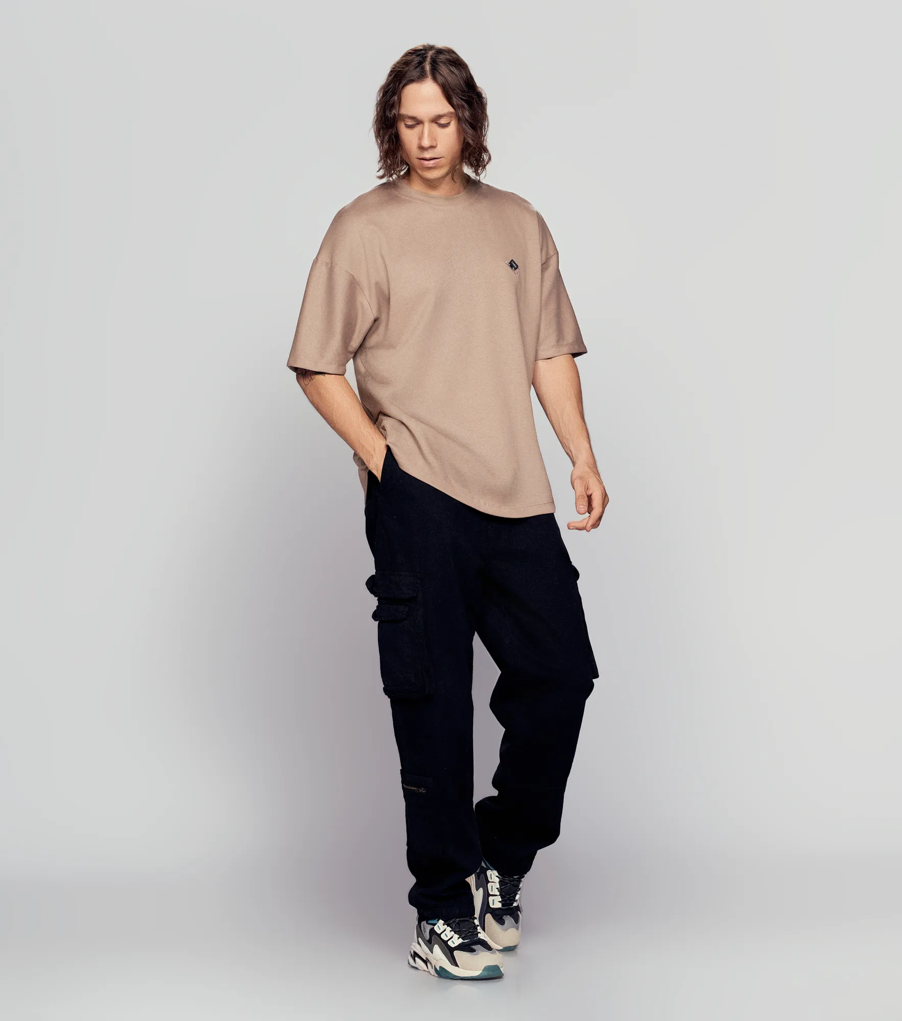 Antonio T Shirt Oversized Bordada Typer 836526 CF
