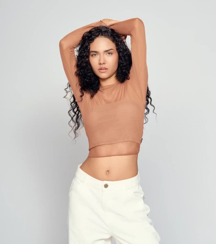 Belen Blusa Slim Fit En Mesh Bipack TyperCH