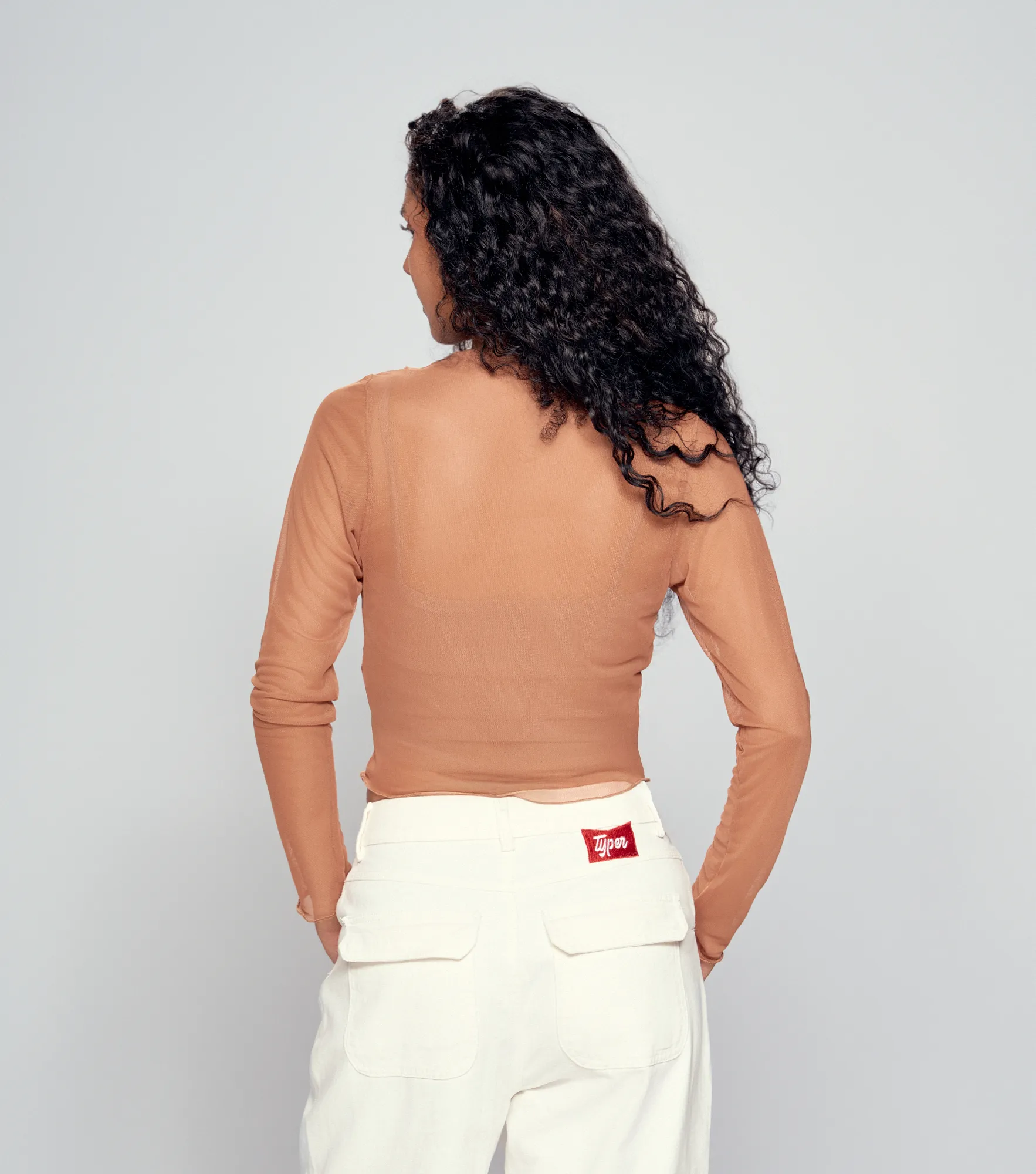 Belen Blusa Slim Fit En Mesh Bipack TyperCH