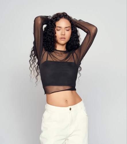 Belen Blusa Slim Fit En Mesh Bipack TyperNG