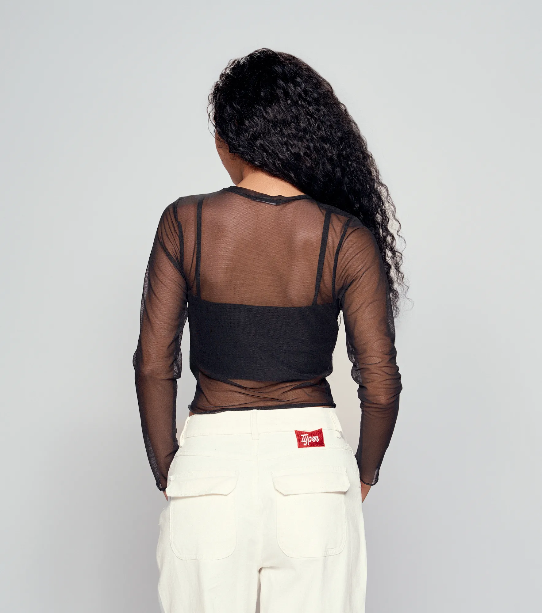 Belen Blusa Slim Fit En Mesh Bipack TyperNG