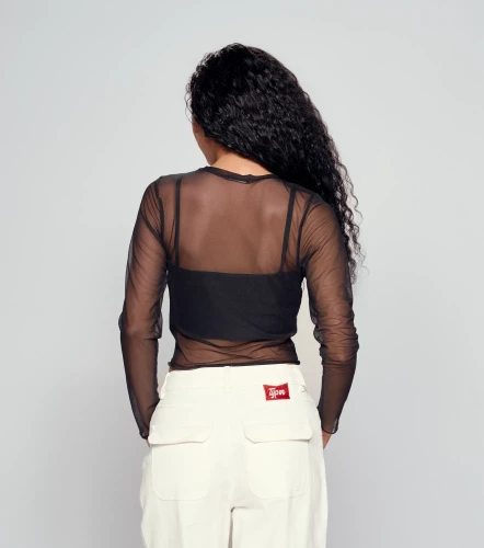 Belen Blusa Slim Fit En Mesh Bipack TyperNG